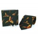 Green Flying Pheasants Silk Gift Set