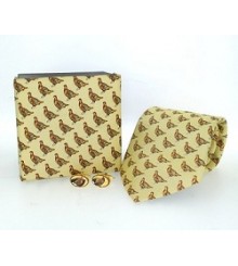 Yellow with Standing Partridge Gift Set